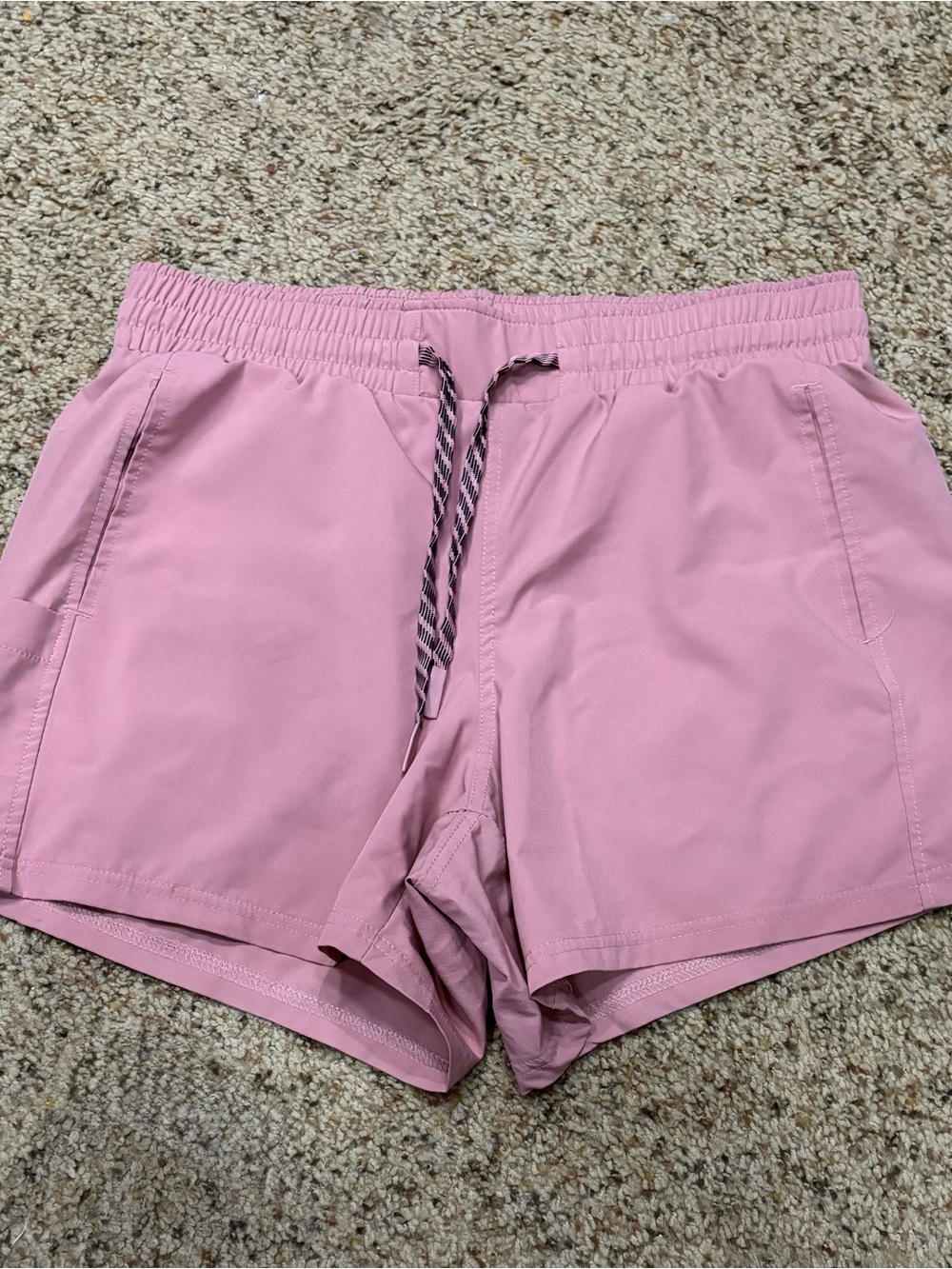 Pacific Trail Rose Pink Athletic Drawstring Shorts